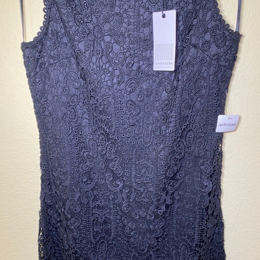 Loveriche crochet lace mini dress size S - Picture 3 of 8
